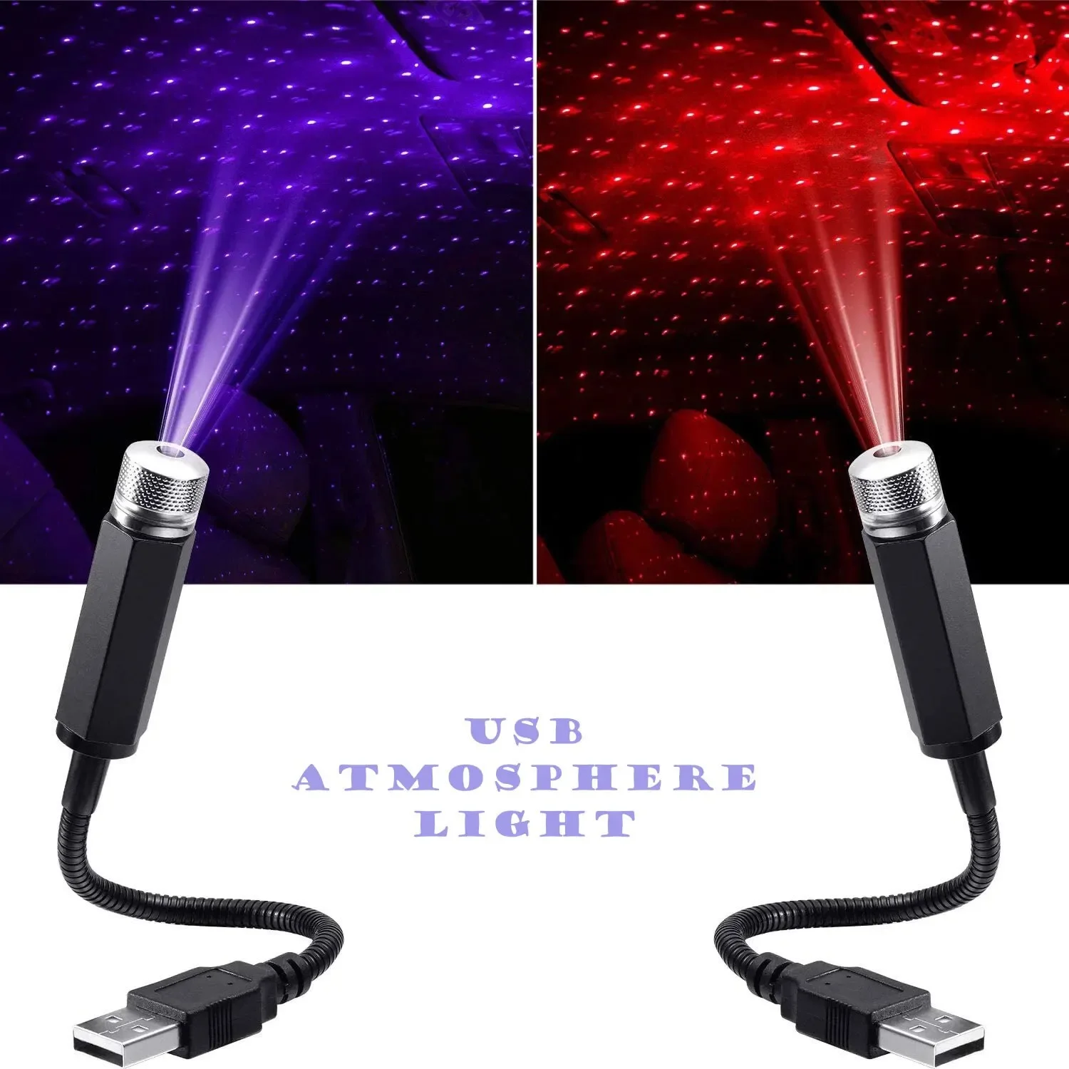 Night Light Projector Stars - QXNY 1pcs Mini LED Car Roof