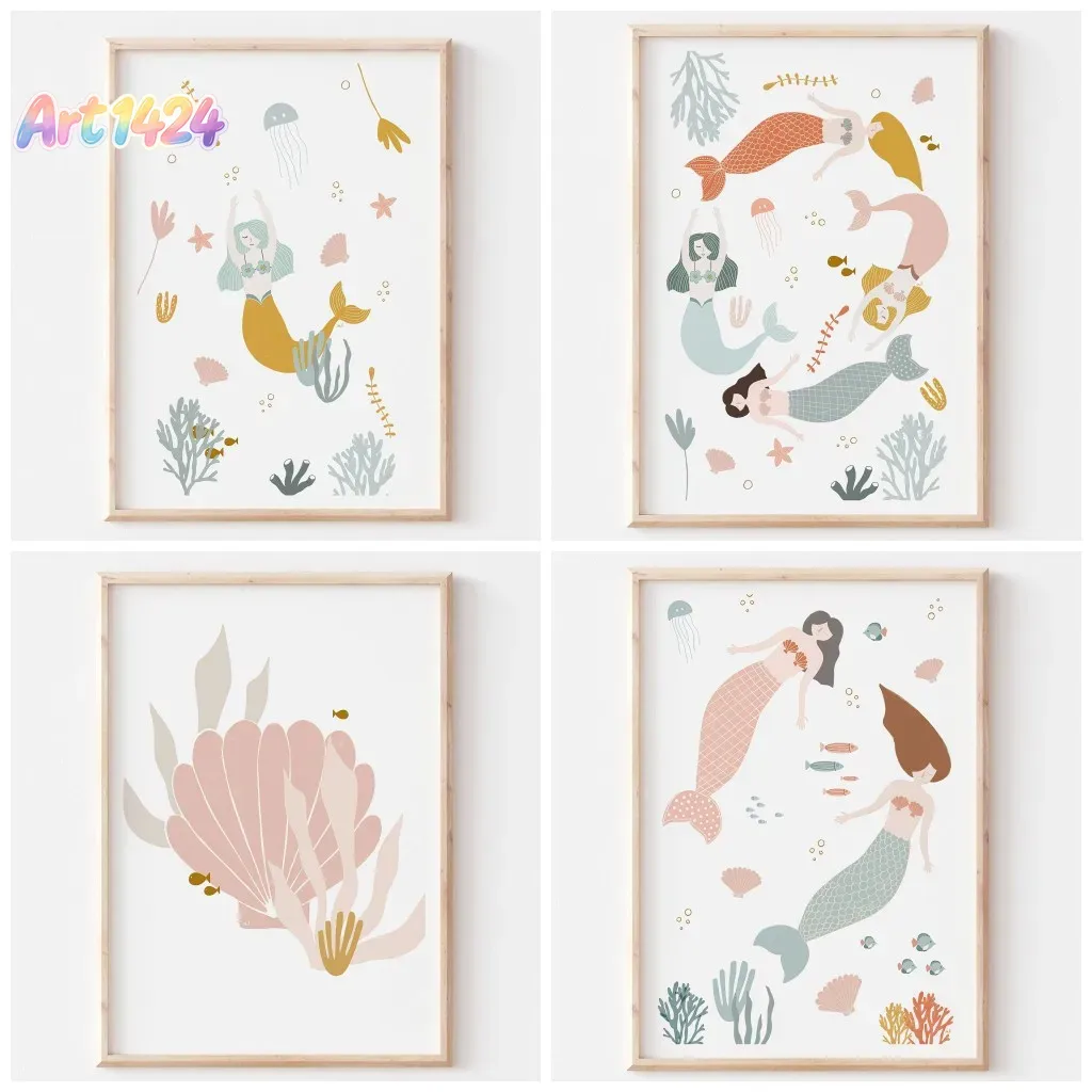 Baby Nursery Ocean Theme - Boho Nursery Ocean Themed Pink Sea