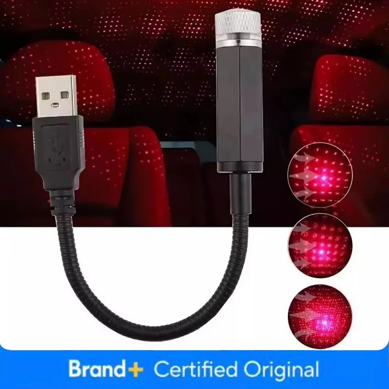 Night Light Projector Stars - Romantic LED Car Roof Star Night