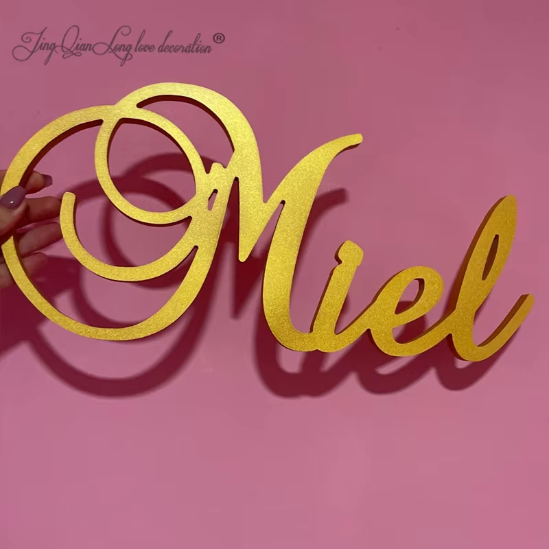 Baby Nursery Modern - Custom Personalised Wooden Name Sign Custom