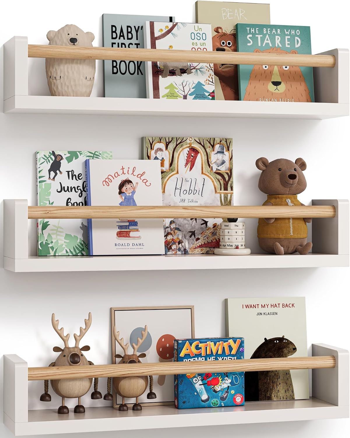 Baby Nursery Books - Set of 3 floating nursery book