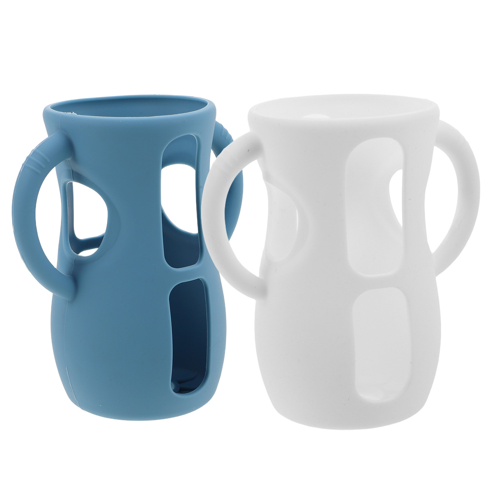 Baby Nursery Handles - 2Pcs Silicone Feeding Bottle Sleeve Baby