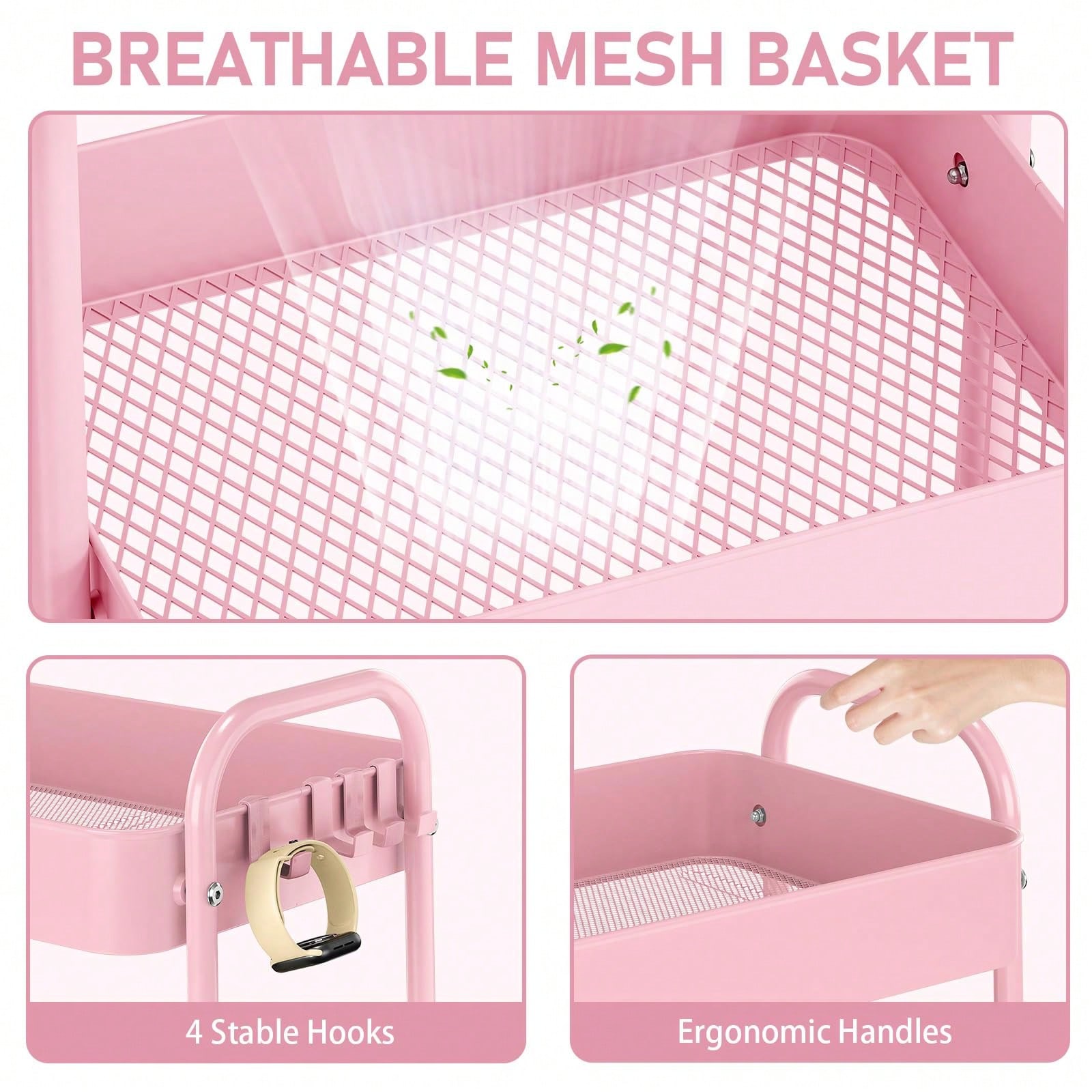 3 Tier Metal Rolling Cart With - đánh giá và giá Baby Nursery Modern