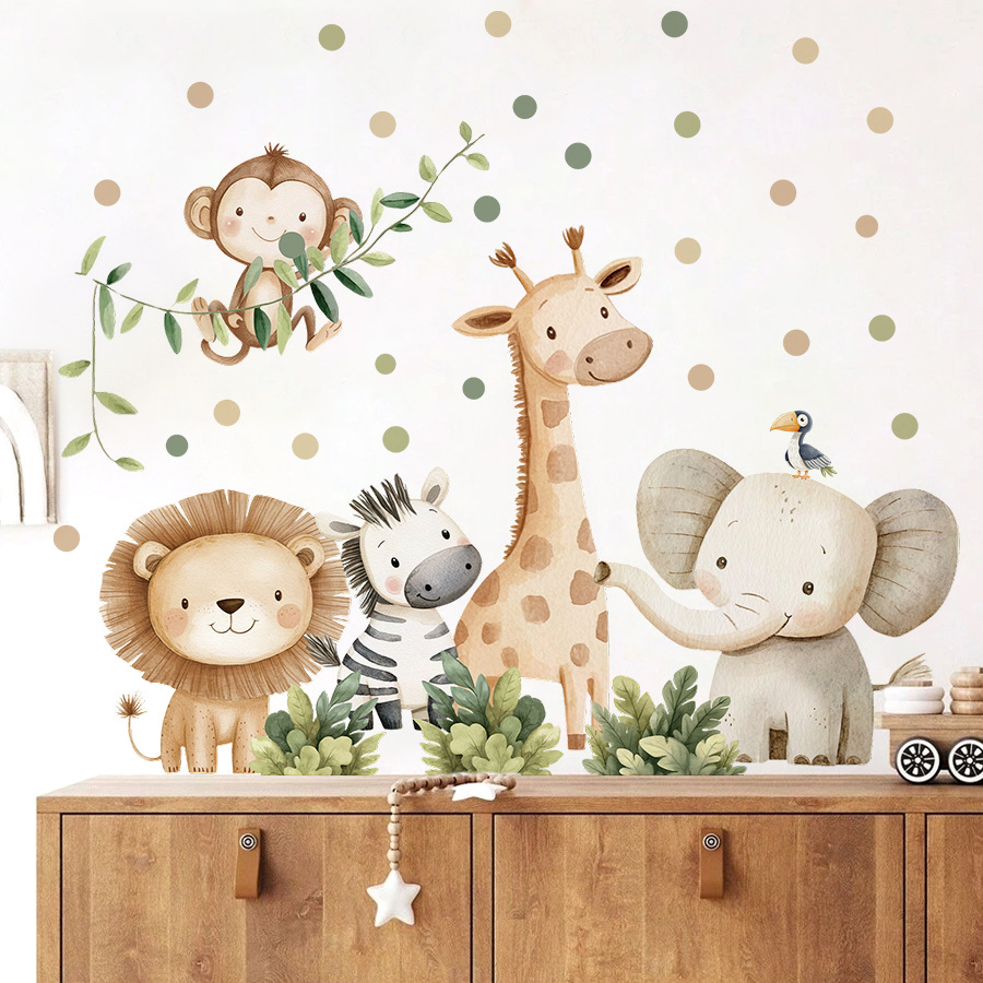 Boho Forest Animals Wall Stick - đánh giá và giá Baby Nursery Modern