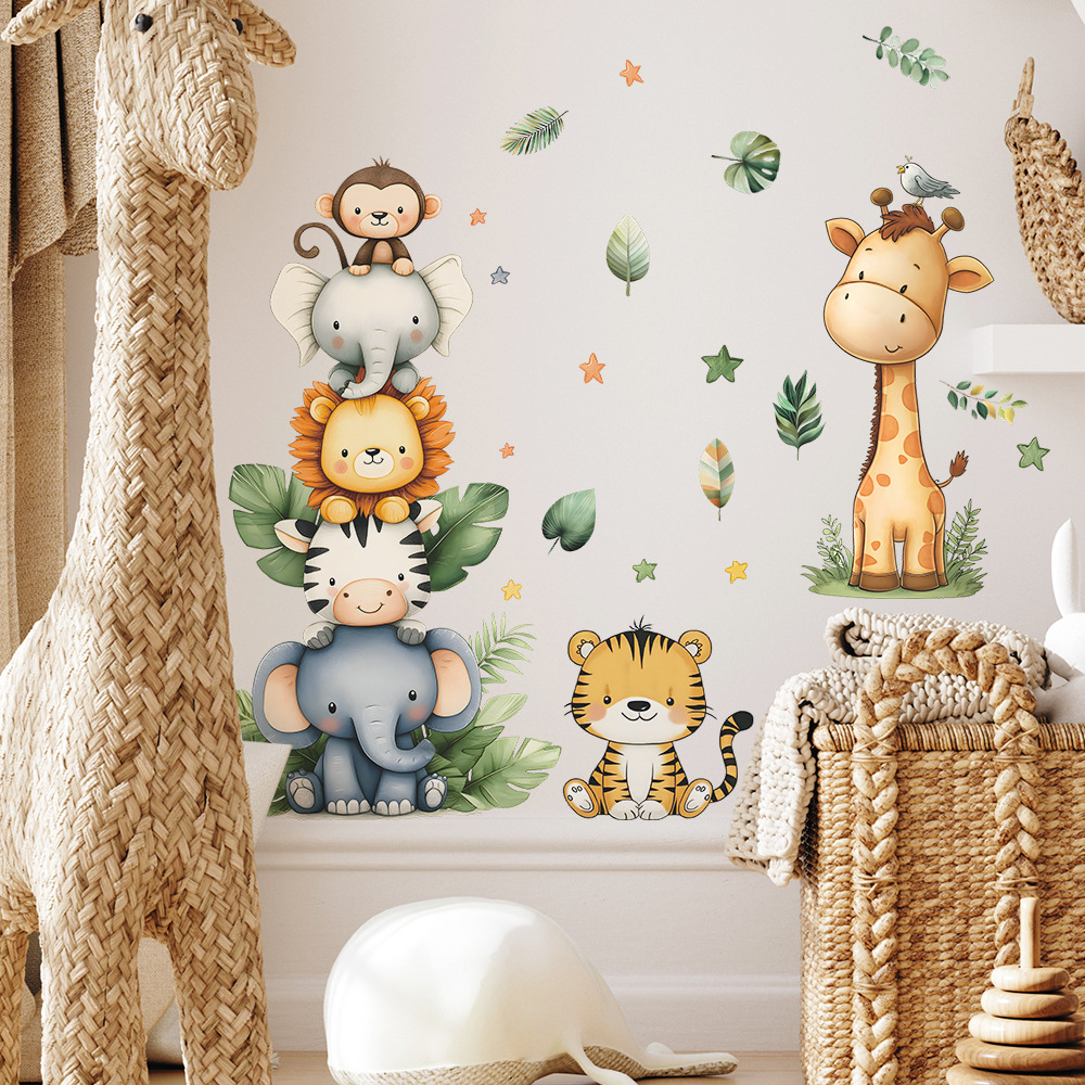 Boho Forest Animals Wall Stick - đánh giá và giá Baby Nursery Modern