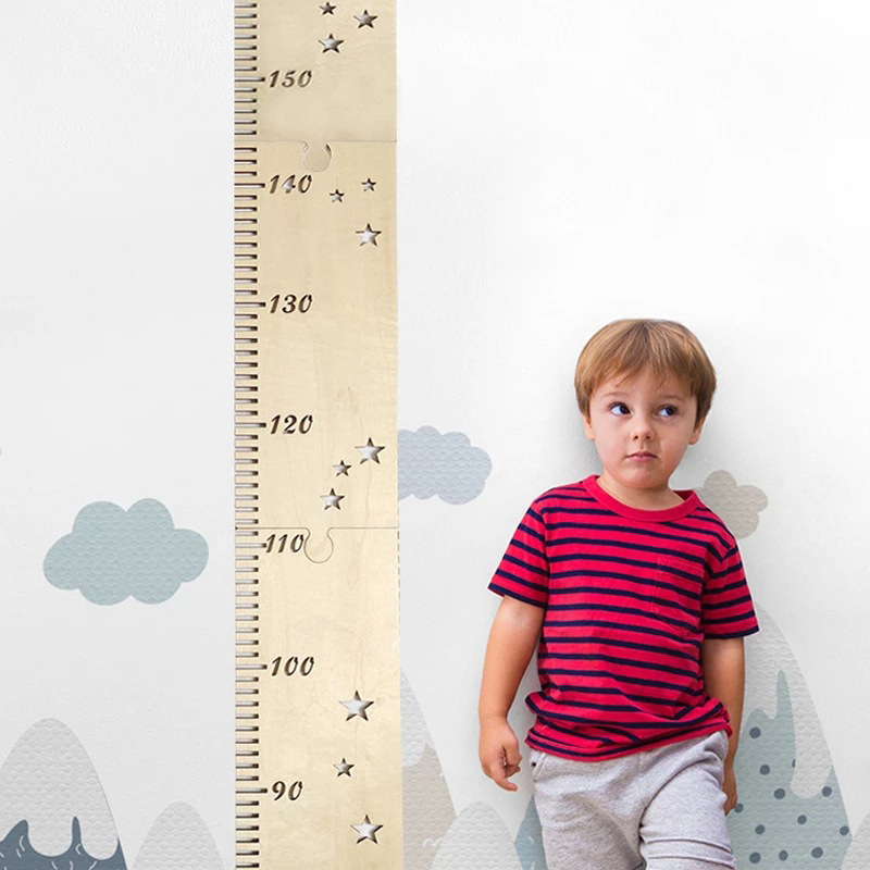 5 Sheets Nordic Wooden Kids He - đánh giá và giá Baby Nursery Wall Mural