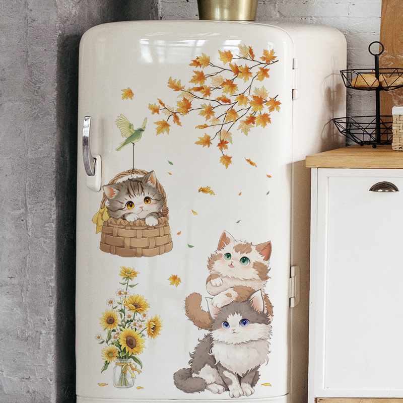 Cute Cat Vinyl Child Wall Stic - đánh giá và giá Baby Nursery Ideas Girl