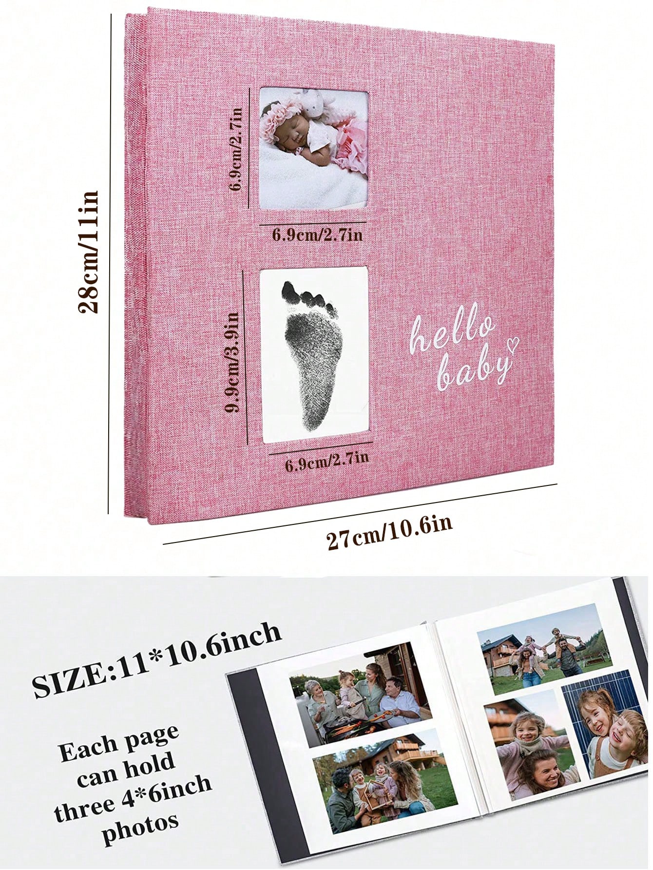 Baby Photo Album Self-Adhesive - đánh giá và giá Baby Nursery Books