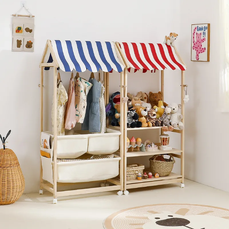 Solid Wood Kids Bookshelf Toy  - đánh giá và giá Baby Bookshelf Small