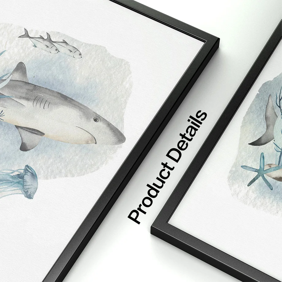 Posters And Prints Whale Fish  - đánh giá và giá Baby Nursery Animal Pictures
