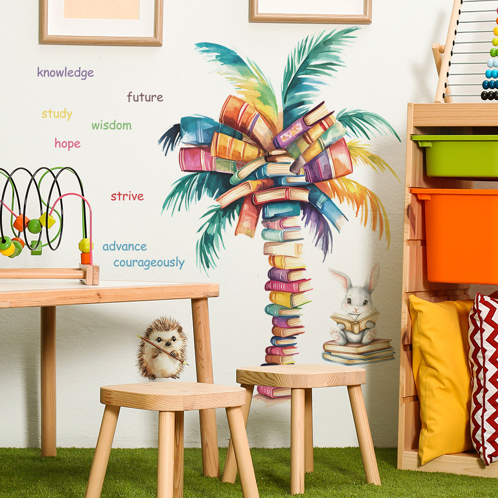 Book Coconut Tree Wall Sticker - đánh giá và giá Baby Nursery Books