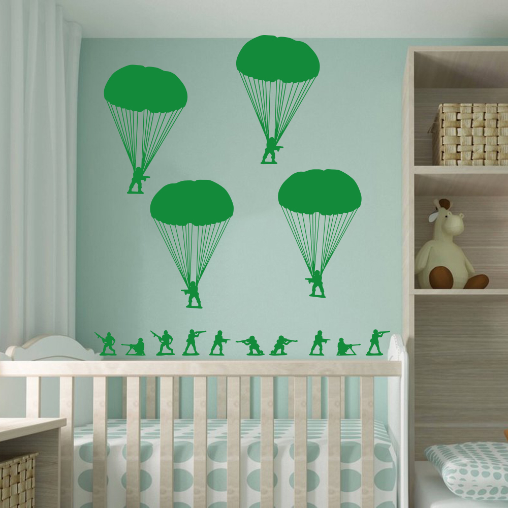 Quân Đội Nam Binh Lính Dù Deca - đánh giá và giá Baby Nursery Panelling