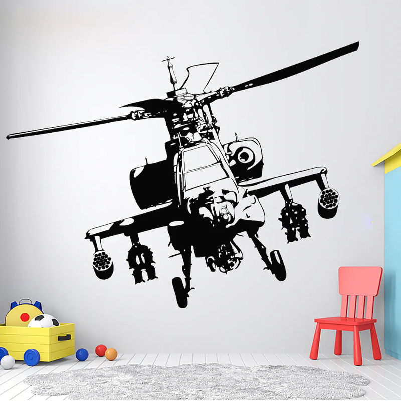 Máy Bay Trực Thăng Quân Sự Dec - đánh giá và giá Baby Nursery Wall Mural