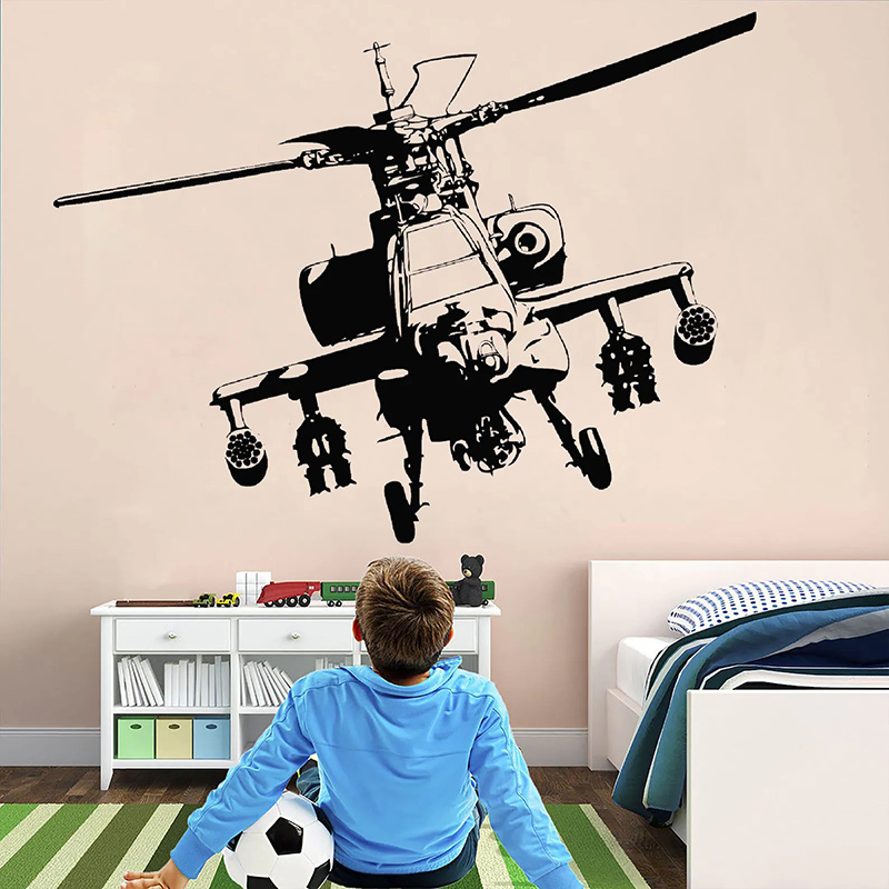 Máy Bay Trực Thăng Quân Sự Dec - đánh giá và giá Baby Nursery Wall Mural