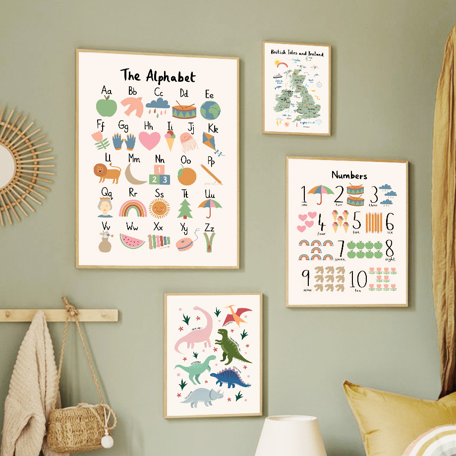 Animal World Map Dinosaur Alph - đánh giá và giá Baby Nursery Animal Pictures