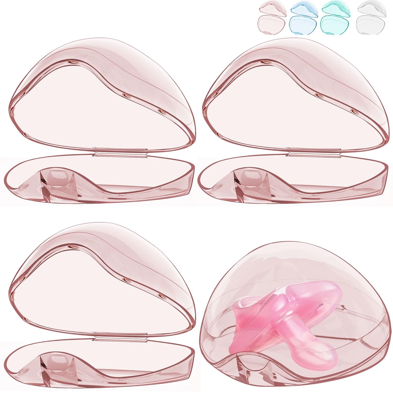 Pacifier Holder - 2/4 Pcs Trav - đánh giá và giá Pacifier Sterilizer Case