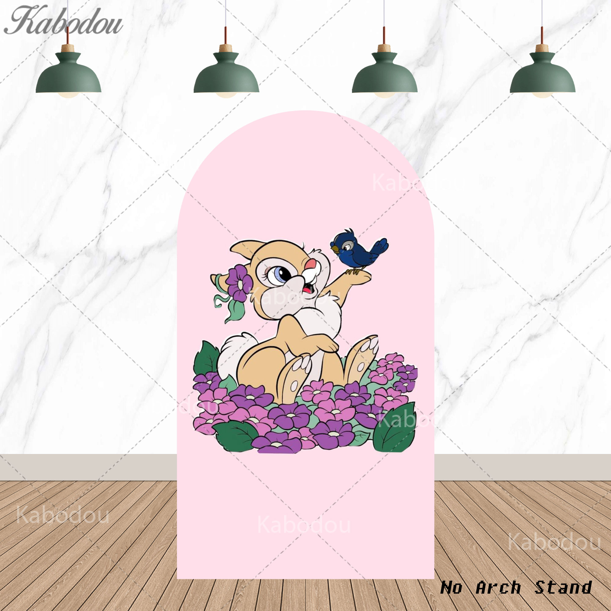 Arch Bambi Deer Background Cov - đánh giá và giá Baby Nursery Ideas Girl
