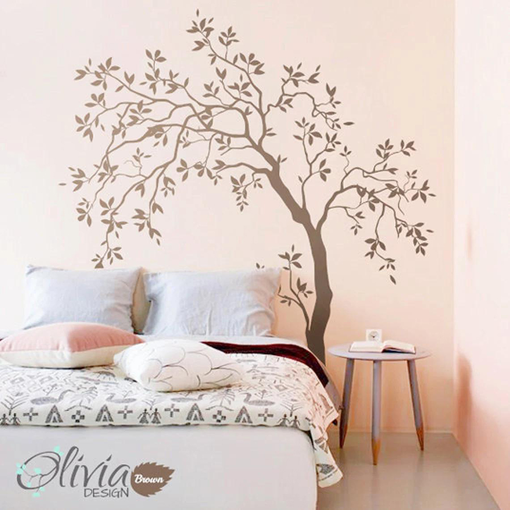 Large Tree Wall Sticker Baby N - đánh giá và giá Baby Nursery Panelling