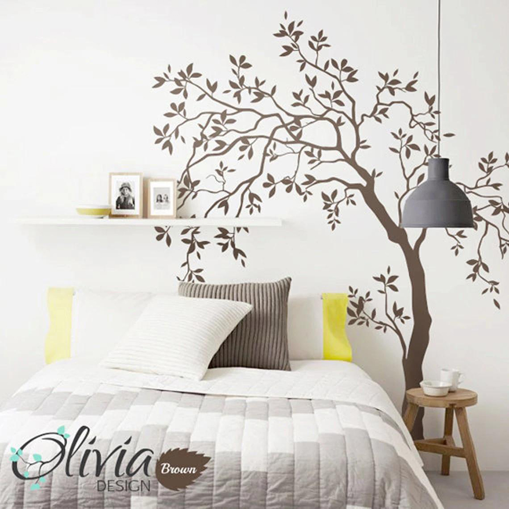 Large Tree Wall Sticker Baby N - đánh giá và giá Baby Nursery Panelling