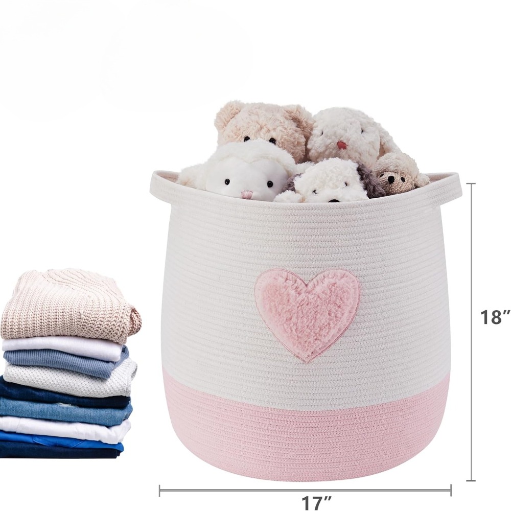 Pink Laundry Basket Hamper for - đánh giá và giá Baby Nursery Modern