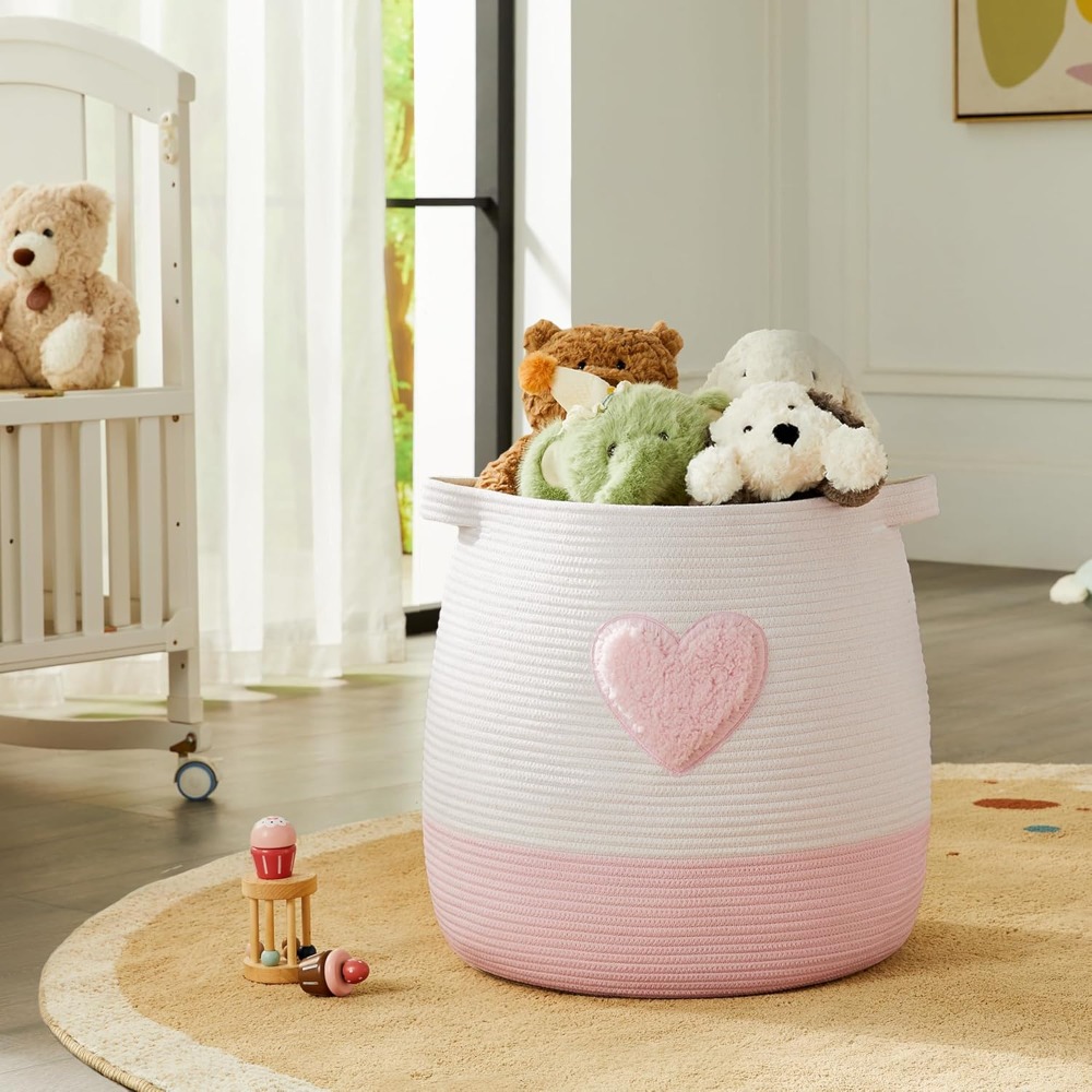 Pink Laundry Basket Hamper for - đánh giá và giá Baby Nursery Modern