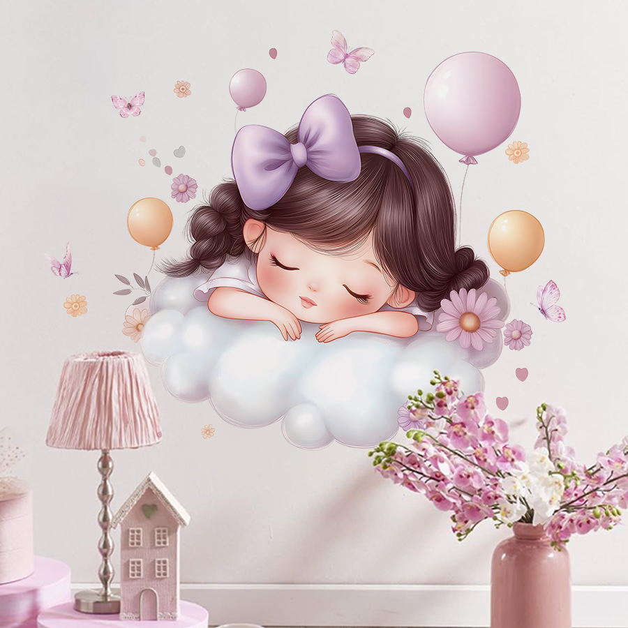 Girl Moon Butterflies Wall Sti - đánh giá và giá Baby Nursery Ideas Girl
