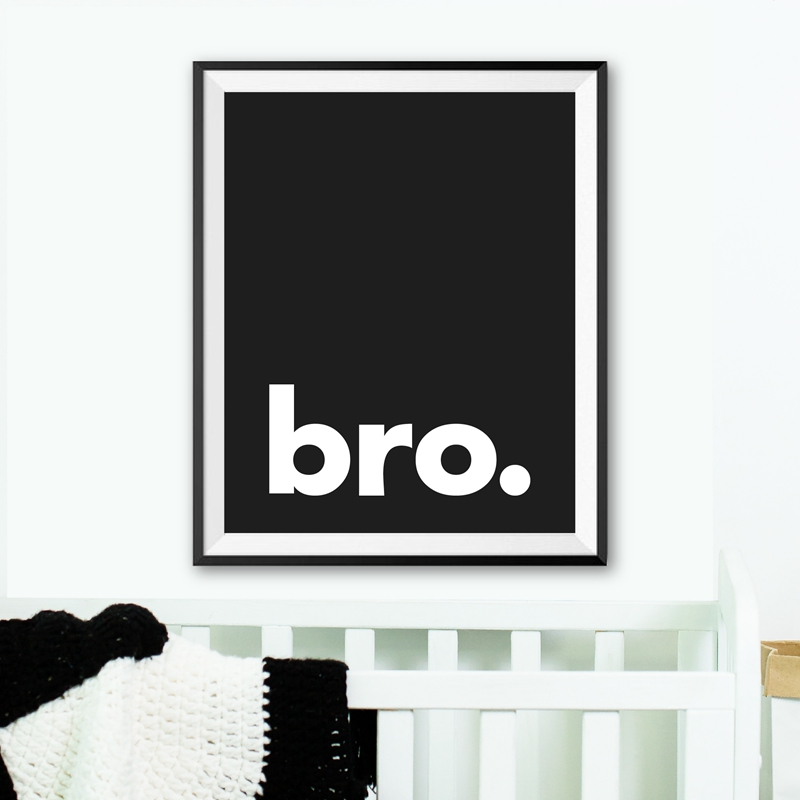 Bro. In Tối Giản Kiểu Chữ Post - đánh giá và giá Baby Boy Nursery Quotes