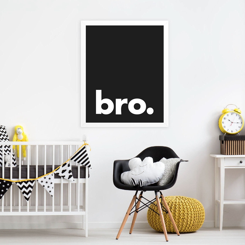 Bro. In Tối Giản Kiểu Chữ Post - đánh giá và giá Baby Boy Nursery Quotes