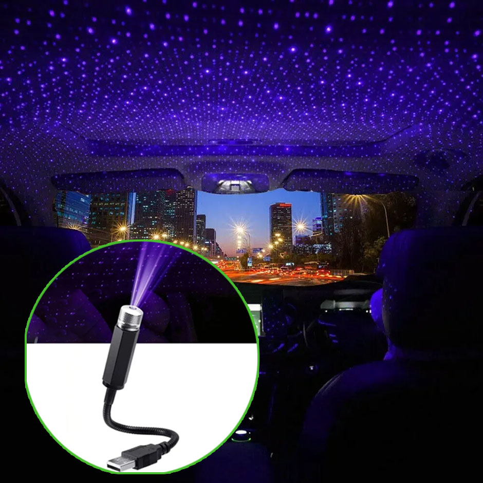 5V USB Mini Car LED Starry Sky - đánh giá và giá Night Light Projector Stars