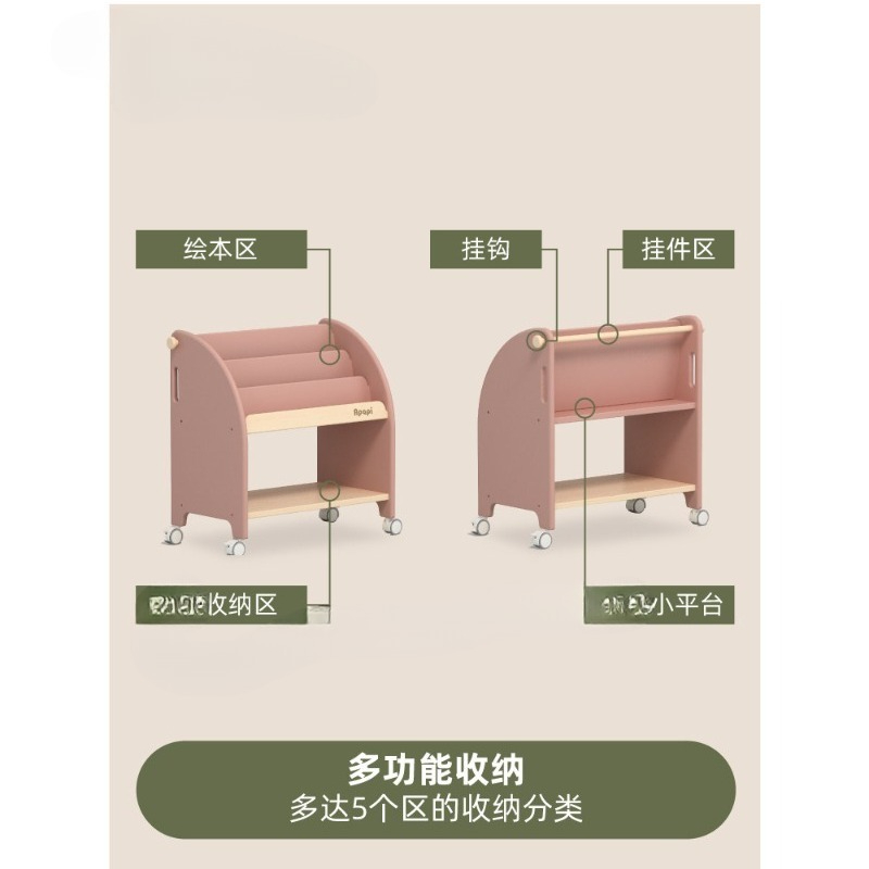 Solid wood bookshelf Floor-to- - đánh giá và giá Baby Bookshelf Small