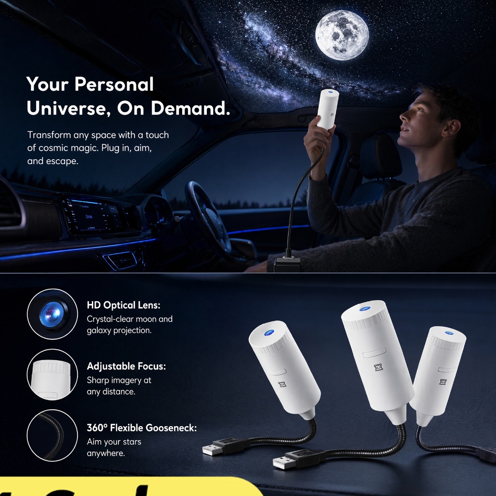 Mini Galaxy Star Projector Two - đánh giá và giá Night Light Projector Stars