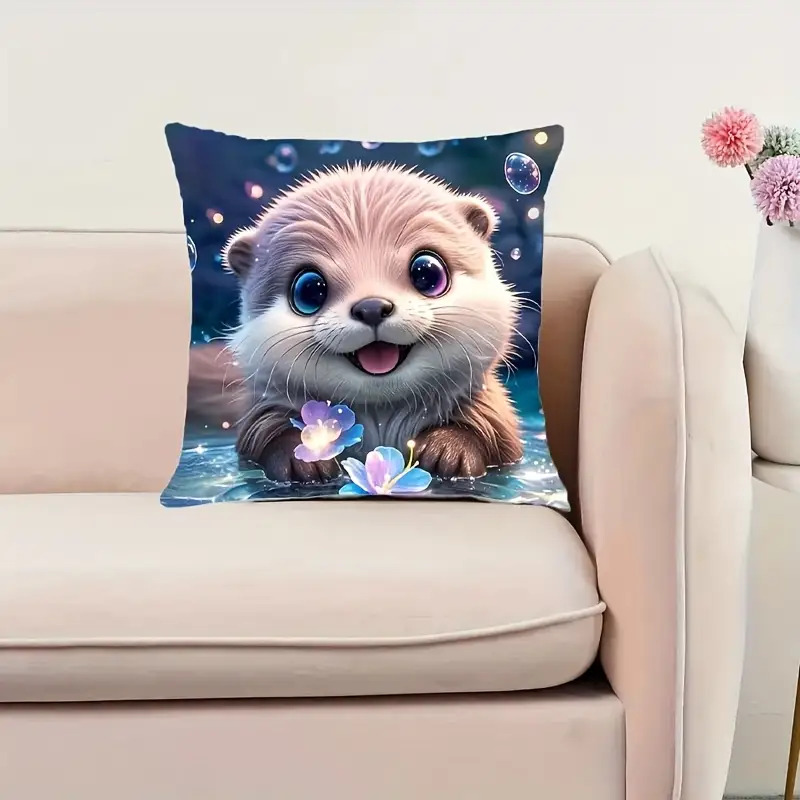 Cute Otter Baby Animal Throw P - đánh giá và giá Baby Nursery Ocean Theme