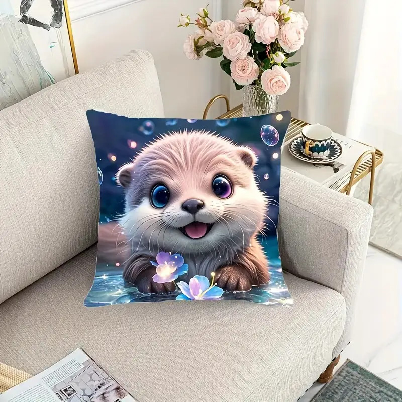 Cute Otter Baby Animal Throw P - đánh giá và giá Baby Nursery Ocean Theme