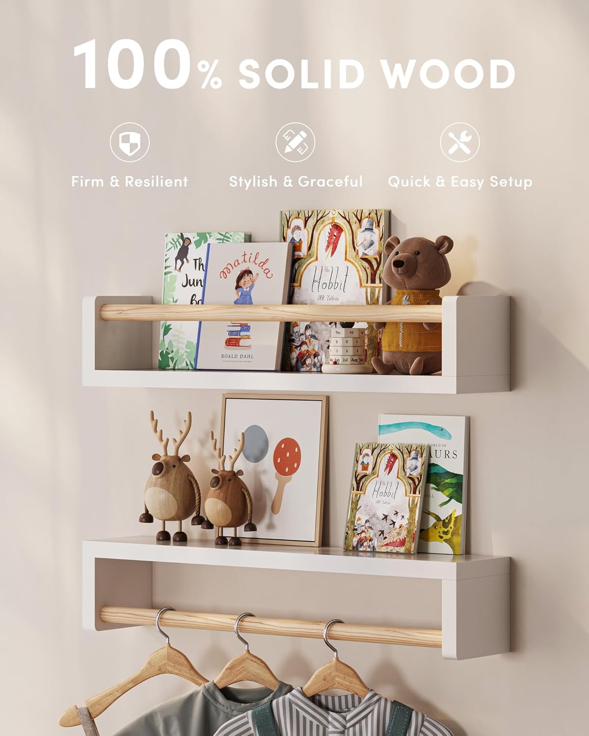 Set of 3 floating nursery book - đánh giá và giá Baby Nursery Books