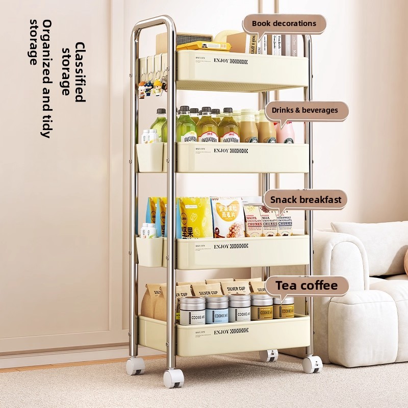 Multifunctional Rolling Cart S - đánh giá và giá Baby Bookshelf Small