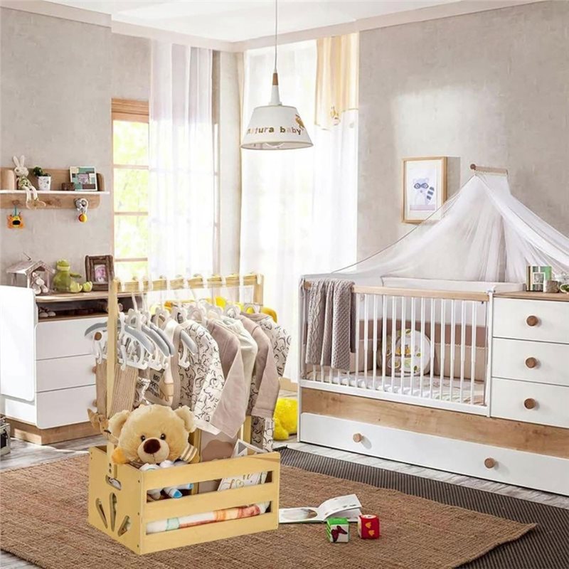 Wooden Baby Shower Gift Basket - đánh giá và giá Baby Nursery Handles