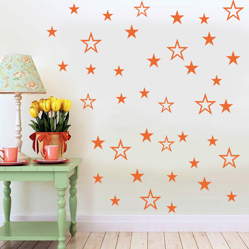 Kích Thước Hỗn Hợp Rỗng Sao Đặ - đánh giá và giá Baby Nursery Wall Mural