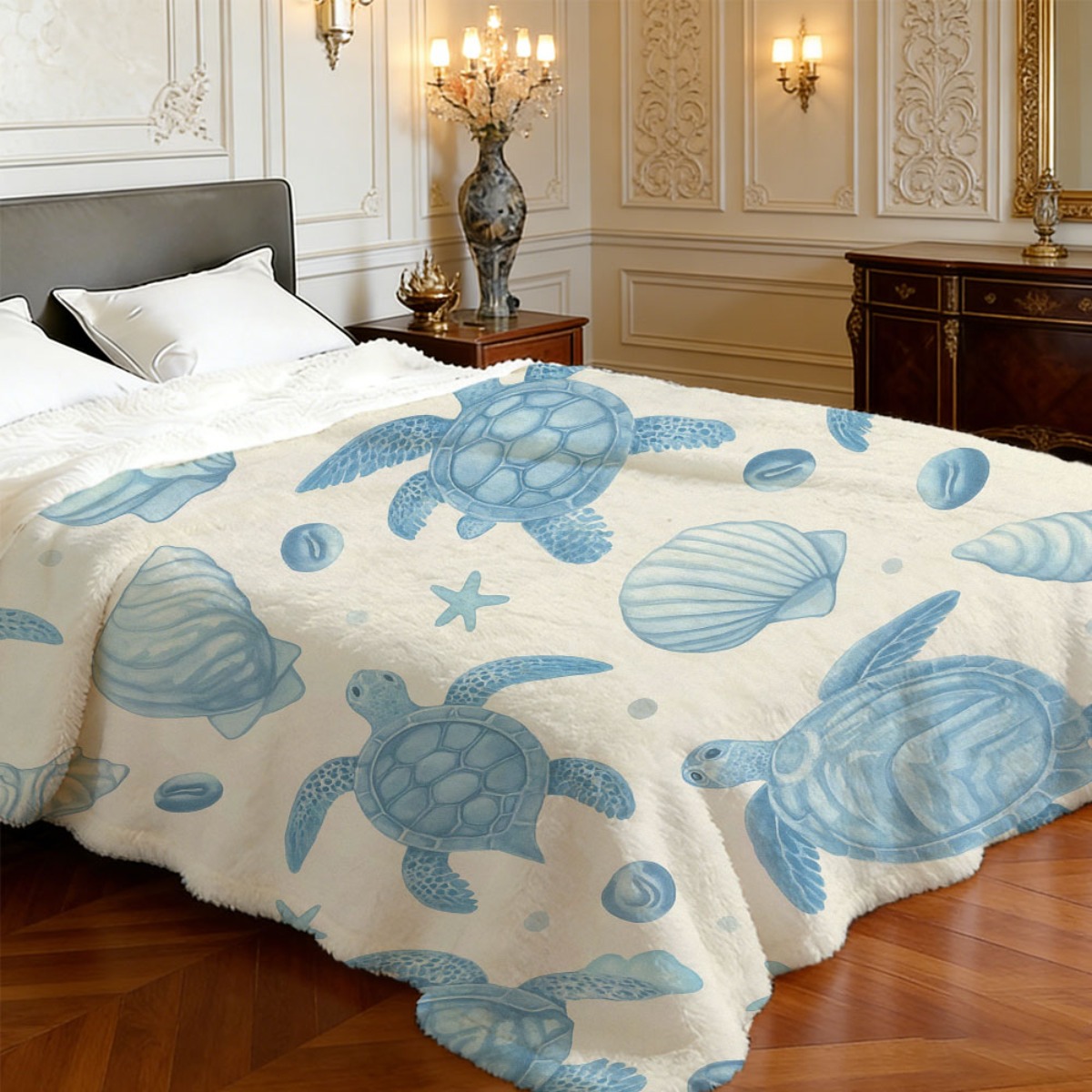 Cute Ocean Theme Turtle Beach  - đánh giá và giá Baby Nursery Ocean Theme