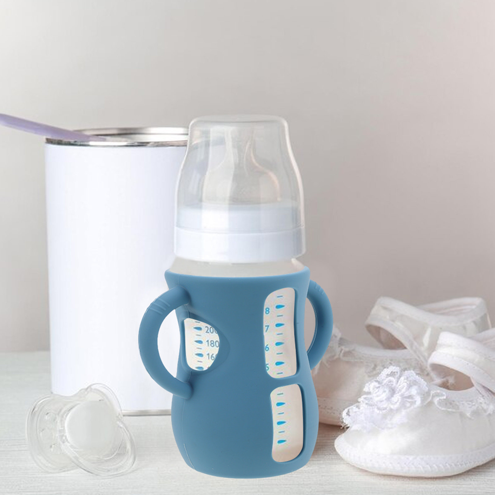 2Pcs Silicone Feeding Bottle S - đánh giá và giá Baby Nursery Handles
