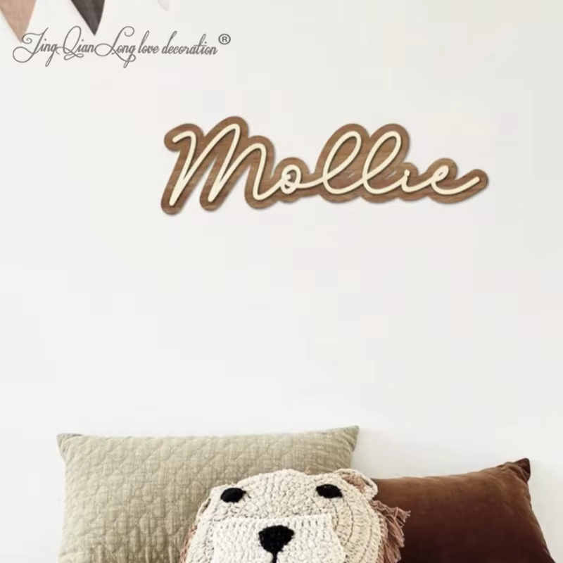 Custom Wooden Name Sign for Nu - đánh giá và giá Baby Nursery Modern