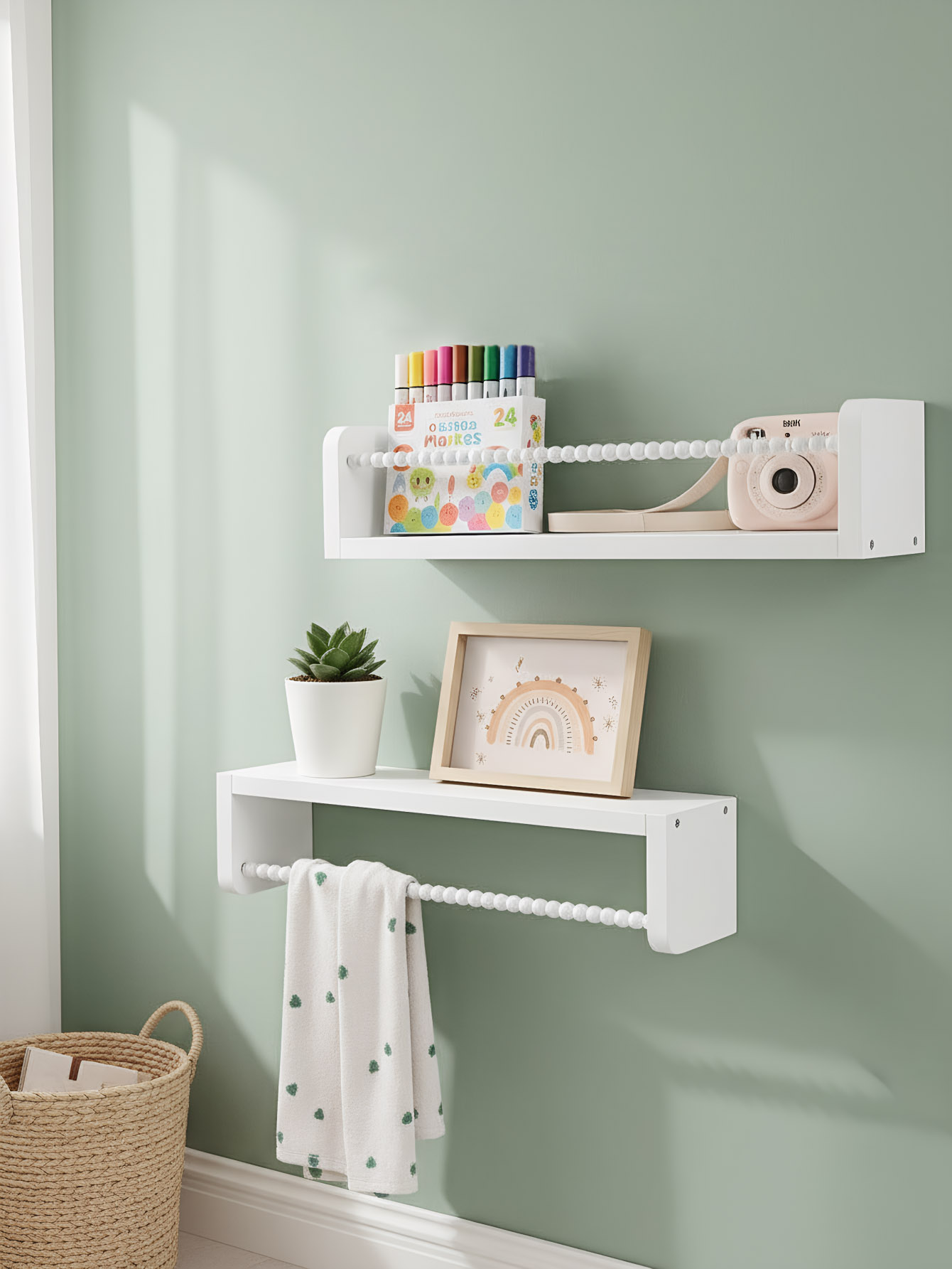 Wood Nursery Book Shelves, 15. - đánh giá và giá Baby Nursery Books